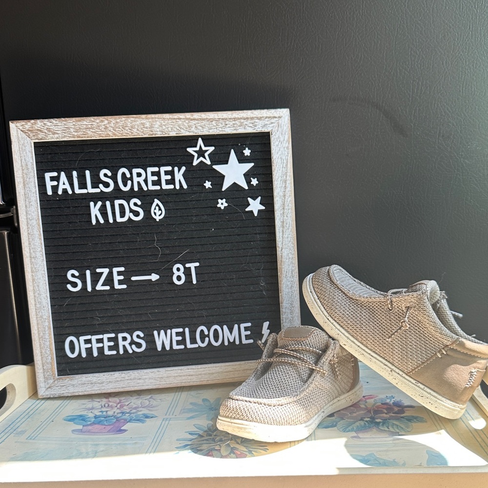 Falls Creek Kids Tan Sneakers